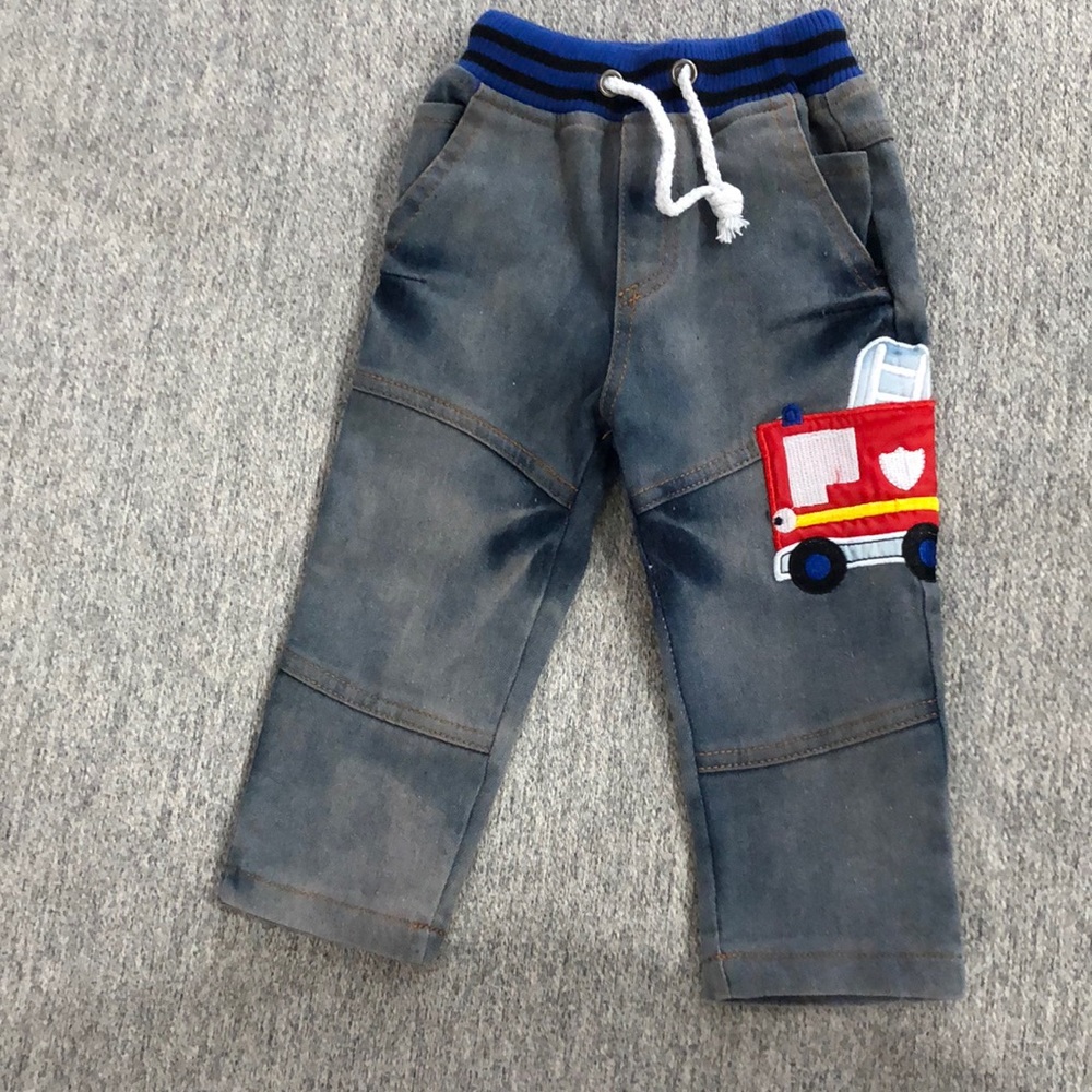 Not branded boys fire truck jeans